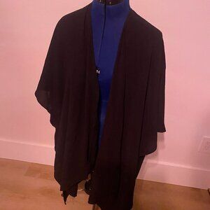 Black One Size Fits All Kimono Cover Up